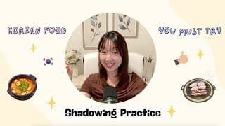 Korean Shadowing Practice For Better Pronunciation & Fluency