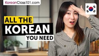 Learn Korean in 4 Hours - ALL the Korean Phrases You Need to Get Started
