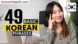 48 Basic Korean Phrases for ALL Situations to Start as a Beginner